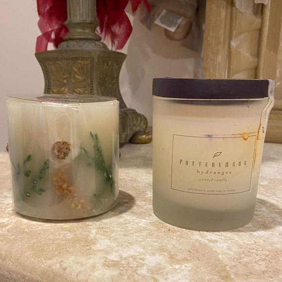 VINTAGE Pair of Pottery Barn Candles. NEVER OPENED